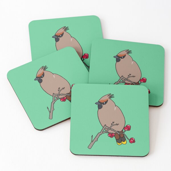 Item preview, Bohemian Waxwing - A Derpybird Design designed and sold by YOjosie.