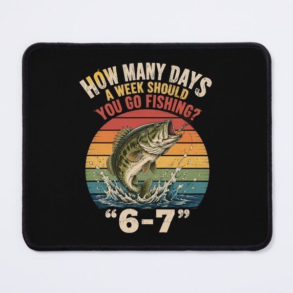 Item preview, How Many Days A Week Should You Go Fishing 6 7 Boys Fishing designed and sold by OlakunleOloroz.