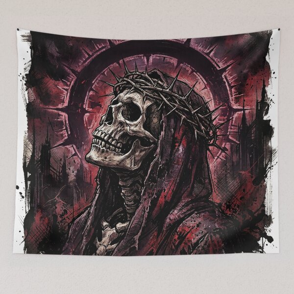 Item preview, Crown of Thorns Skull designed and sold by BHP Studio.