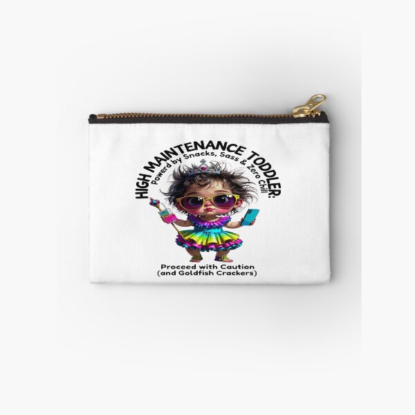 Item preview, High Maintenance Toddler – Snacks, Sass & Zero Chill | Funny Toddler Mom Life T-Shirt | Cute Chaos Baby Graphic | Parenting Humor Gift designed and sold by Sushikidsntoddlers.