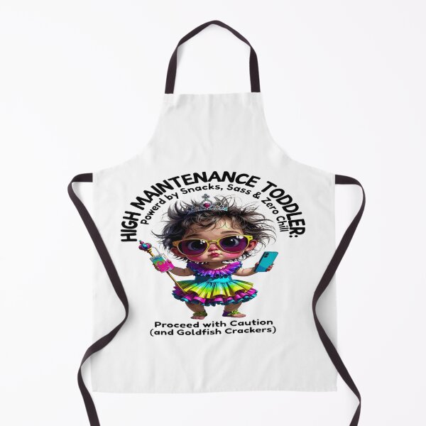 Item preview, High Maintenance Toddler – Snacks, Sass & Zero Chill | Funny Toddler Mom Life T-Shirt | Cute Chaos Baby Graphic | Parenting Humor Gift designed and sold by Sushikidsntoddlers.