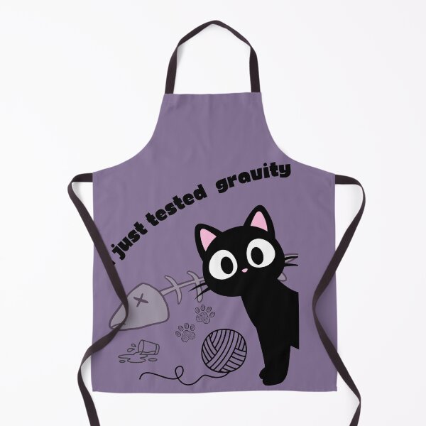 Item preview, Funny Black Cat Shirt - I Just Tested Gravity Cat Meme designed and sold by AhmadAnnaPrints.