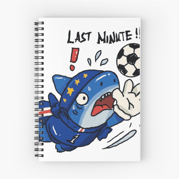 Item preview, Last Minute Diving Football Shark designed and sold by FinGoalieCo.