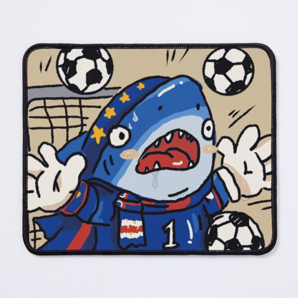Item preview, God Mode Juggling Soccer Shark designed and sold by FinGoalieCo.