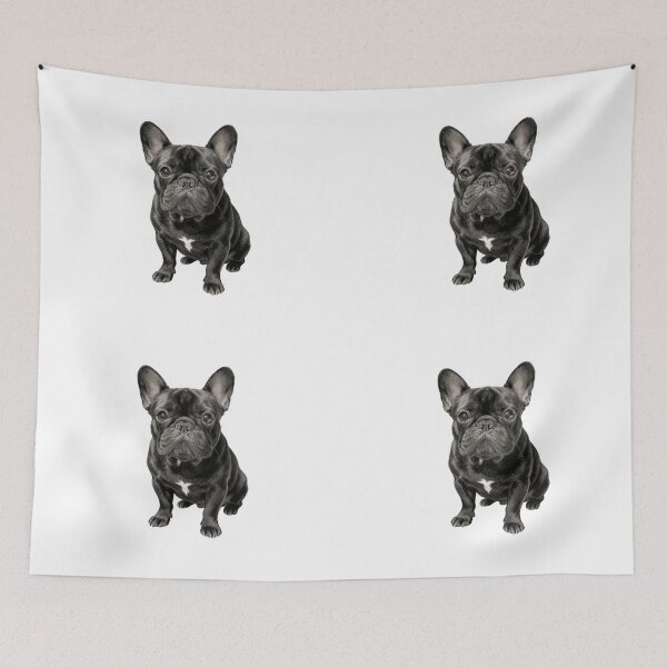 Item preview, Realistic Frenchie Dog Portrait  Cute French Bulldog Art designed and sold by shallia.