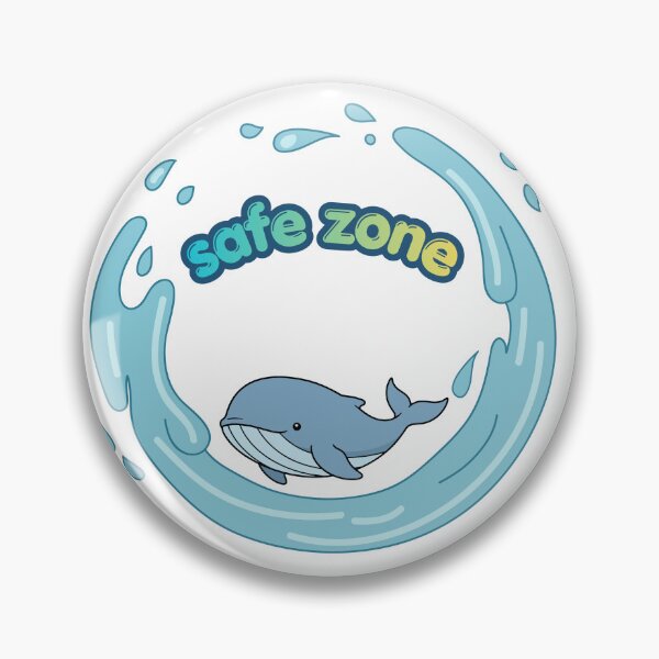 Item preview, Safe Zone Cute Whale Aesthetic designed and sold by Mazza-mazza.