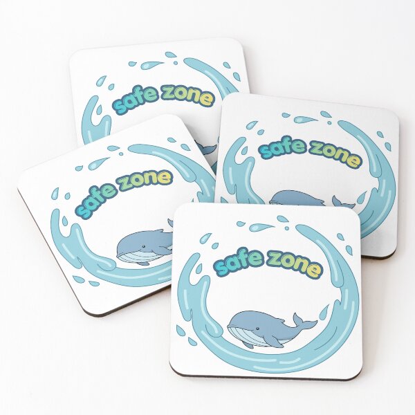 Item preview, Safe Zone Cute Whale Aesthetic designed and sold by Mazza-mazza.