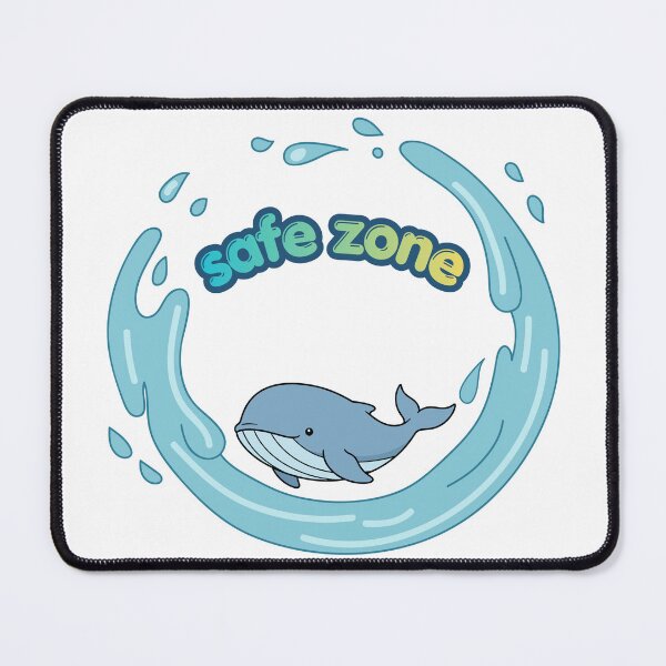 Item preview, Safe Zone Cute Whale Aesthetic designed and sold by Mazza-mazza.