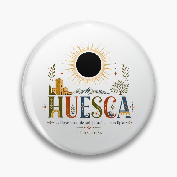 Item preview, Huesca Total Solar Eclipse 2026 designed and sold by Beyond Destinations.