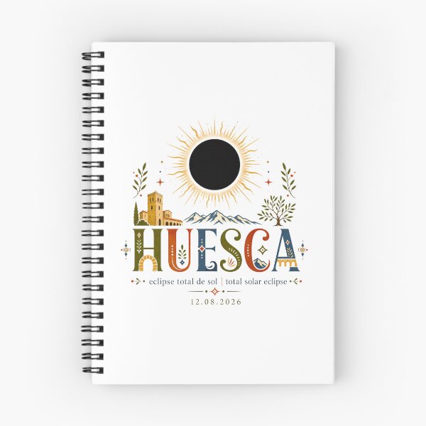 Item preview, Huesca Total Solar Eclipse 2026 designed and sold by Beyond Destinations.