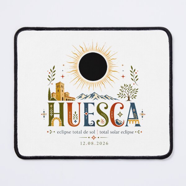 Item preview, Huesca Total Solar Eclipse 2026 designed and sold by Beyond Destinations.