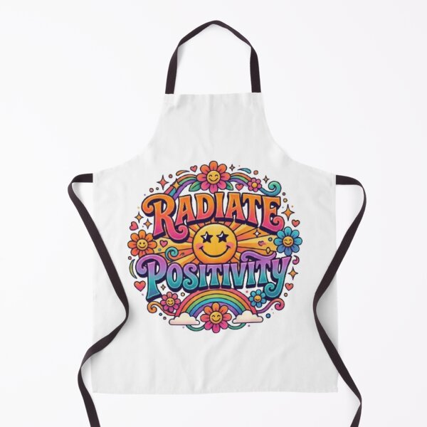 Item preview, Radiate Positivity Retro Typography T-Shirt | Groovy Colorful Quote | Smiley Aesthetic Graphic Tee designed and sold by Faisal  Shah.
