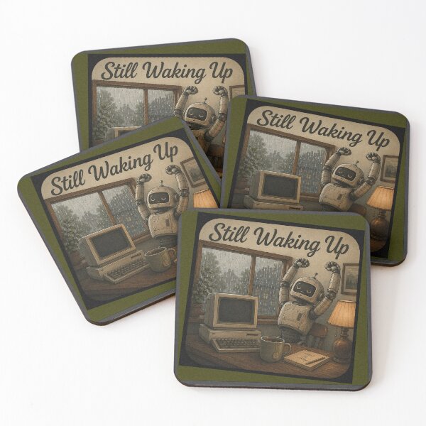 Item preview, Still Waking Up designed and sold by QuietNovaShop.