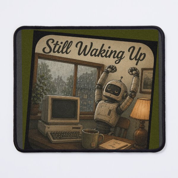 Item preview, Still Waking Up designed and sold by QuietNovaShop.