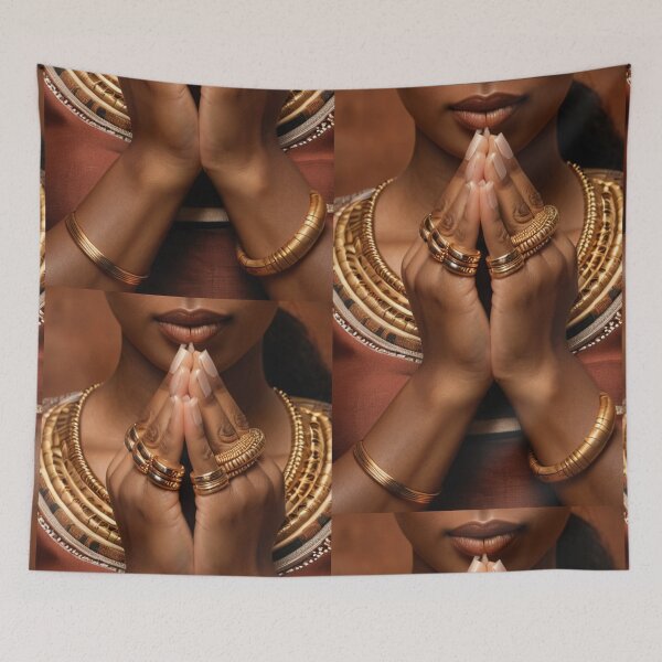 Aperçu de l'œuvre Beauty - African Woman, Contemporary Afro-Bohemian Aesthetic créée et vendue par Beat-It.