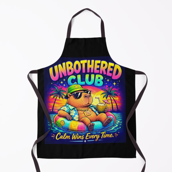 Item preview, Unbothered Club – Chill Capybara Art designed and sold by Dogandesighn.
