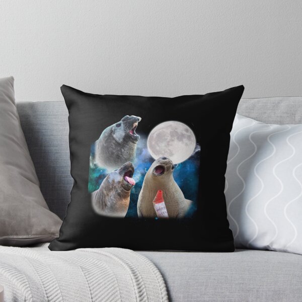 Item preview, Neil the seal howling the moon designed and sold by ArtCreations79.