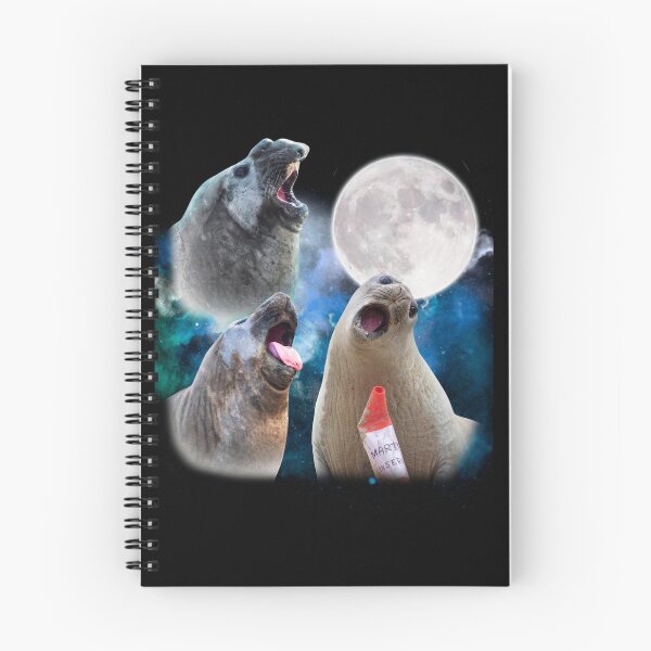Item preview, Neil the seal howling the moon designed and sold by ArtCreations79.