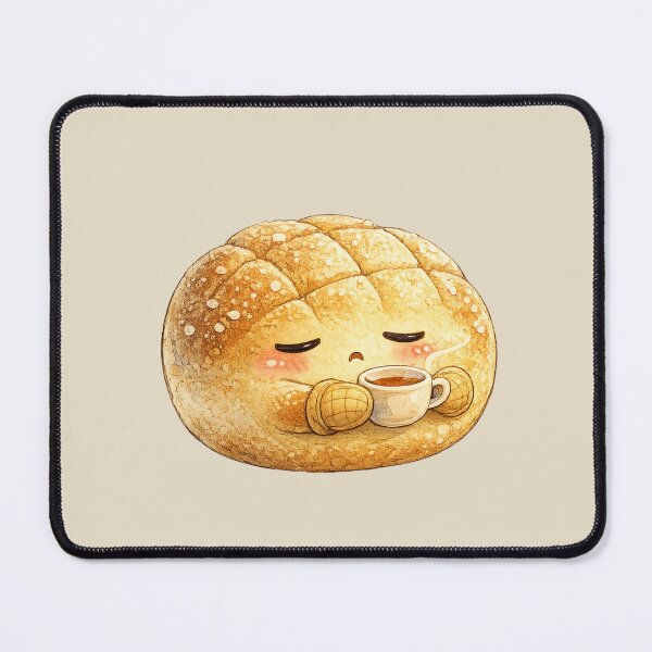 Item preview, Kawaii Melon Pan Watercolor Illustration – Cute Japanese Bread Character Art designed and sold by MagicMakerPh.