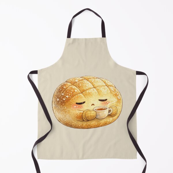 Item preview, Kawaii Melon Pan Watercolor Illustration – Cute Japanese Bread Character Art designed and sold by MagicMakerPh.