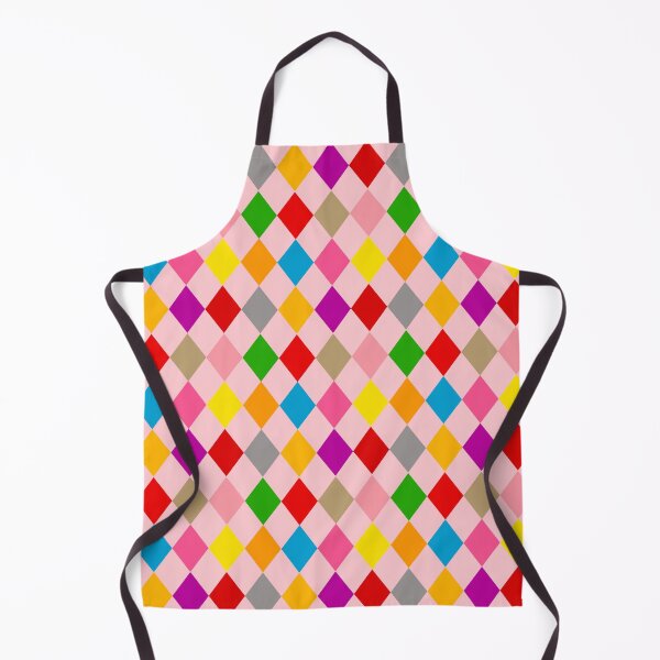 Item preview, Multicolored Harlequin Diamonds Pattern Design - Pink designed and sold by PatternTitan.