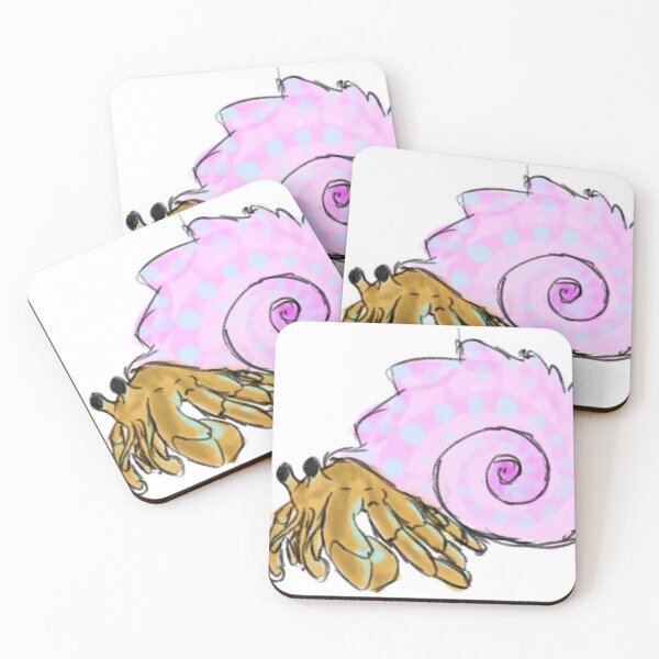 Item preview, Pink Shell Crab designed and sold by Mysticritters.