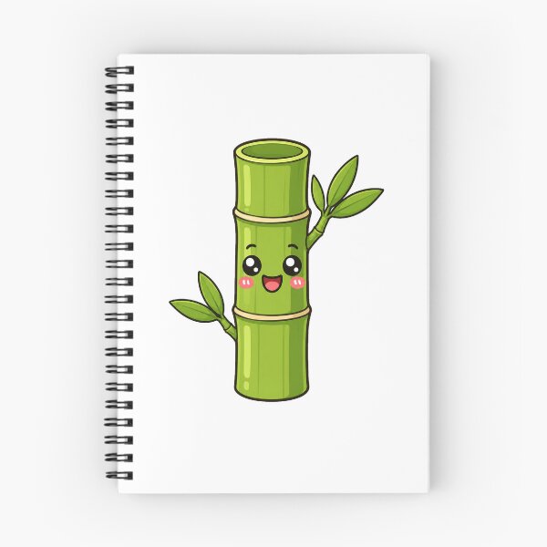 Item preview, Cute Kawaii Bamboo Stalk Happy Green Nature Cartoon designed and sold by Seculinator.