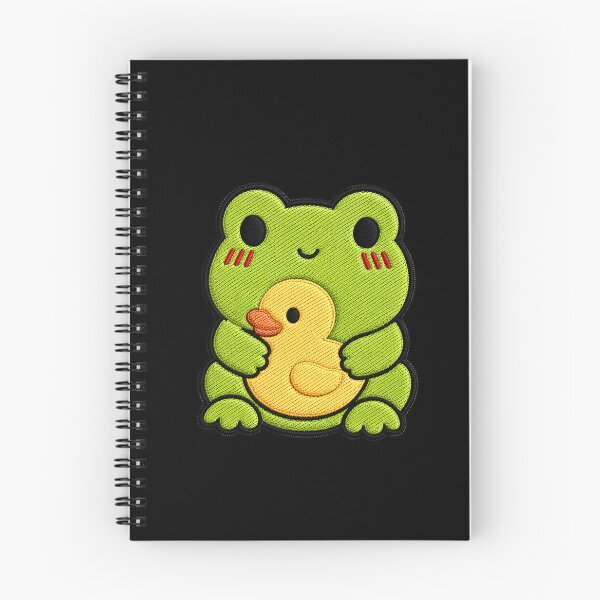 Item preview, Silly Frog Holding Rubber Duck designed and sold by ColorSplash123.