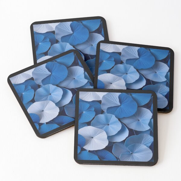 Item preview, Blue Lotus Petals Abstract Artwork  designed and sold by NivyasArtistry.