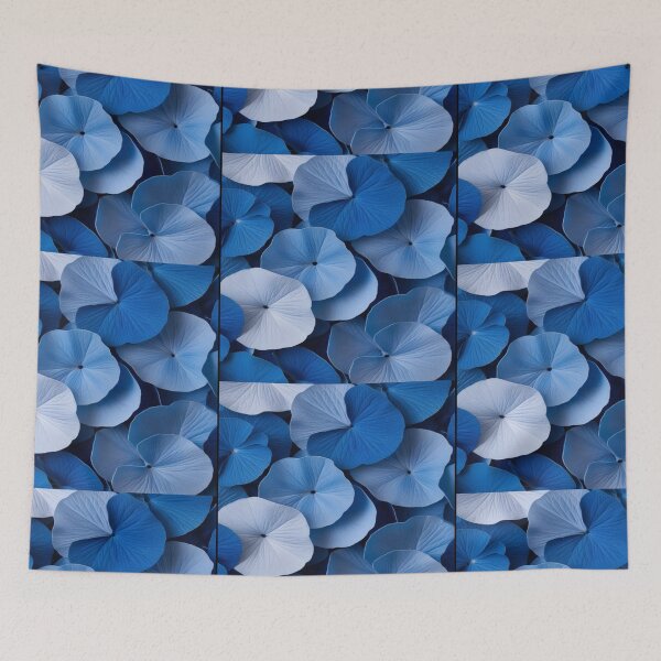 Item preview, Blue Lotus Petals Abstract Artwork  designed and sold by NivyasArtistry.