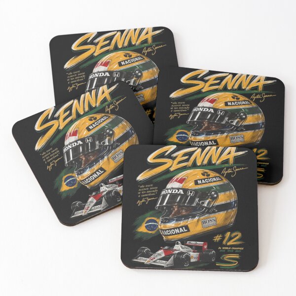 Item preview, Ayrton Senna - Vintage F1 Racing Driver - Formula F1 designed and sold by StarPetalMa.