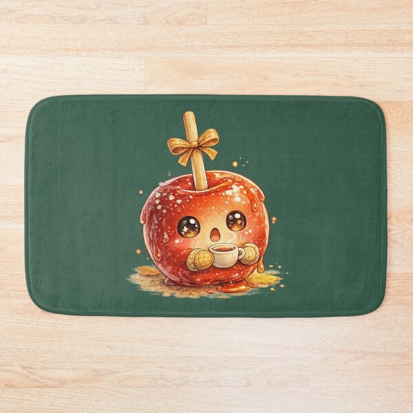 Item preview, Kawaii Candy Apple Watercolor Illustration – Cute Autumn Festival Dessert Art designed and sold by MagicMakerPh.