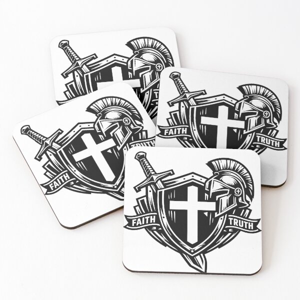Item preview, Armor of God Faith and Truth Knight Shield designed and sold by Abide & Thread.