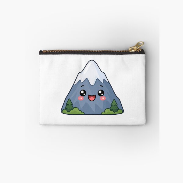 Item preview, Cute Kawaii Mountain Happy Hiking Nature Adventure Cartoon designed and sold by Seculinator.