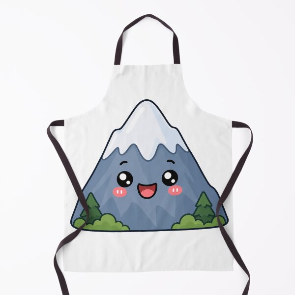 Item preview, Cute Kawaii Mountain Happy Hiking Nature Adventure Cartoon designed and sold by Seculinator.
