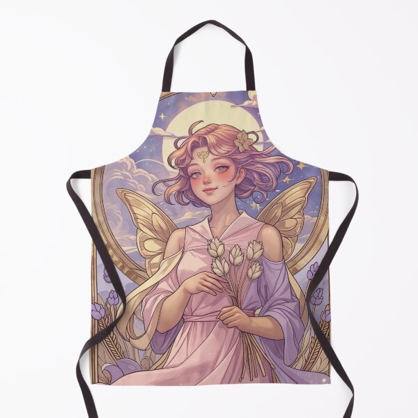 Item preview, Virgo Zodiac Goddess Art Print – Celestial Anime Horoscope Wall Decor designed and sold by RSDigitalPrintDesign.