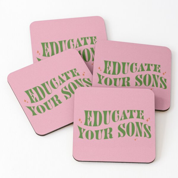 Item preview, Educate Your Sons Retro designed and sold by Adronia.