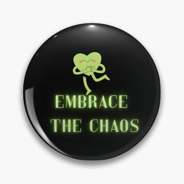 Item preview, Embrace the chaos gothic typography  designed and sold by Krishnacre8.