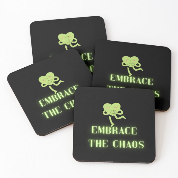 Item preview, Embrace the chaos gothic typography  designed and sold by Krishnacre8.