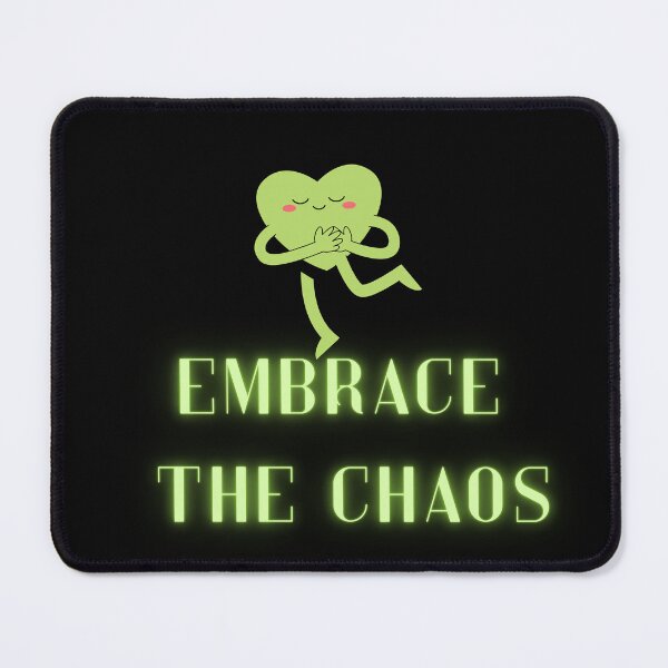 Item preview, Embrace the chaos gothic typography designed and sold by Krishnacre8.