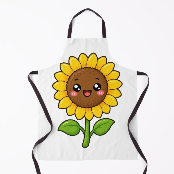 Item preview, Cute Kawaii Sunflower Happy Summer Flower Cartoon designed and sold by Seculinator.