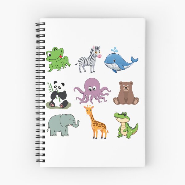 Item preview, Cute Cartoon Animal Collection | Kawaii Zoo & Ocean Animals | Kids Animal Illustration designed and sold by MakeMemoryStore.