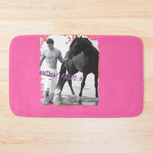 Item preview, Young Man and Black Horse - Animal Fashion (design by ACCI) designed and sold by VanyssaGraphics.