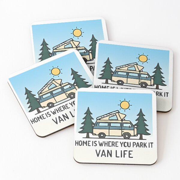 Item preview, Home is Where You Park It - Van Life Adventure designed and sold by Verdiami.