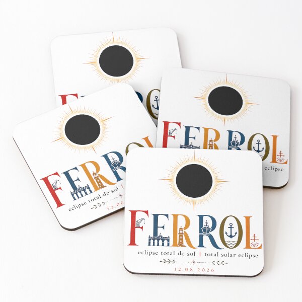 Item preview, Ferrol Total Solar Eclipse 2026 designed and sold by Beyond Destinations.