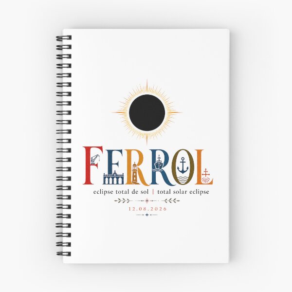 Item preview, Ferrol Total Solar Eclipse 2026 designed and sold by Beyond Destinations.