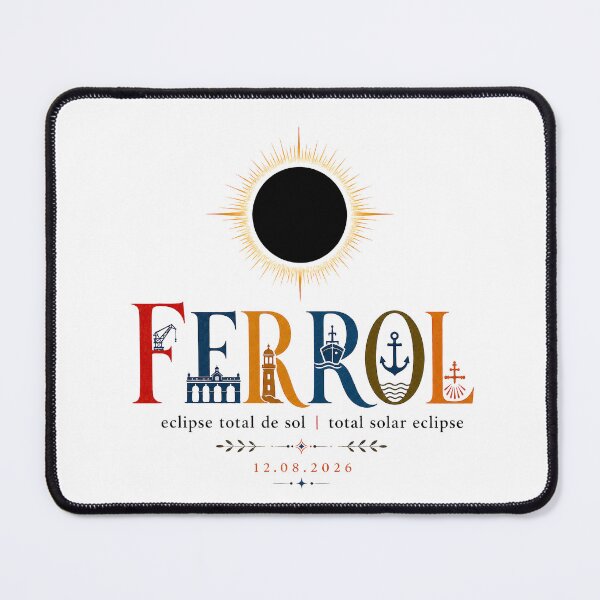Item preview, Ferrol Total Solar Eclipse 2026 designed and sold by Beyond Destinations.