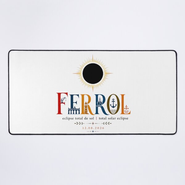 Item preview, Ferrol Total Solar Eclipse 2026 designed and sold by Beyond Destinations.