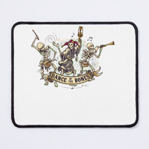 Item preview, Medieval Skeleton Band Dance of the Bones Retro Design designed and sold by HUTEND.