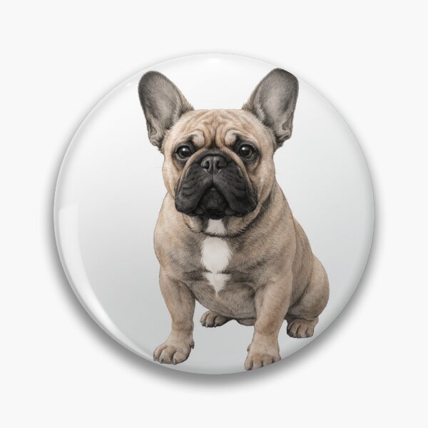 Item preview, French Bulldog Pencil Art | Adorable Fawn Frenchie Sketch designed and sold by shallia.